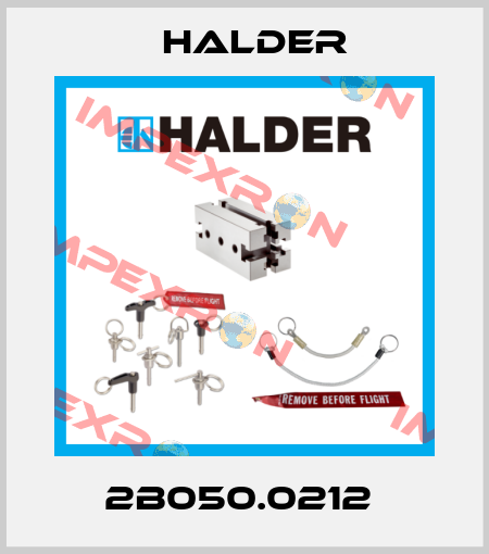 2B050.0212  Halder