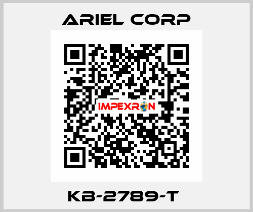 KB-2789-T  Ariel Corp