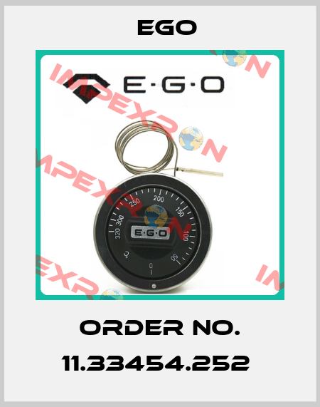 Order No. 11.33454.252  EGO