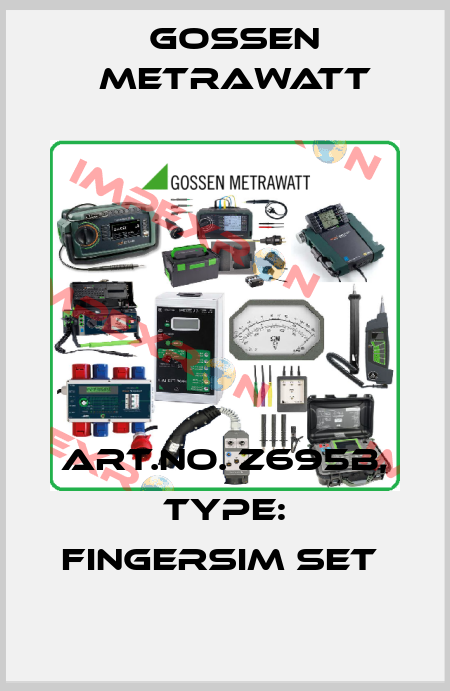 Art.No. Z695B, Type: FingerSim Set  Gossen Metrawatt