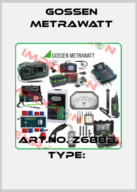 Art.No. Z688B, Type:  Gossen Metrawatt