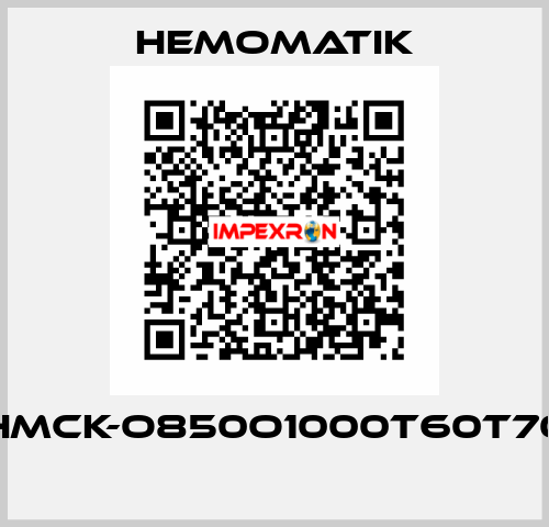 HMCK-O850O1000T60T70  Hemomatik