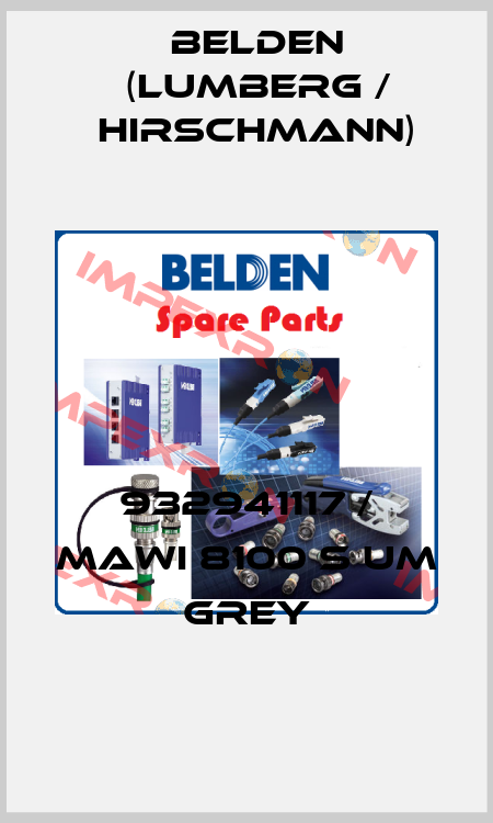 932941117 / MAWI 8100 S UM grey Belden (Lumberg / Hirschmann)
