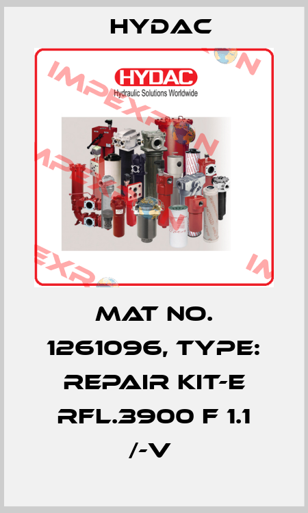 Mat No. 1261096, Type: REPAIR KIT-E RFL.3900 F 1.1 /-V  Hydac