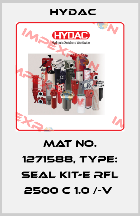 Mat No. 1271588, Type: SEAL KIT-E RFL 2500 C 1.0 /-V  Hydac