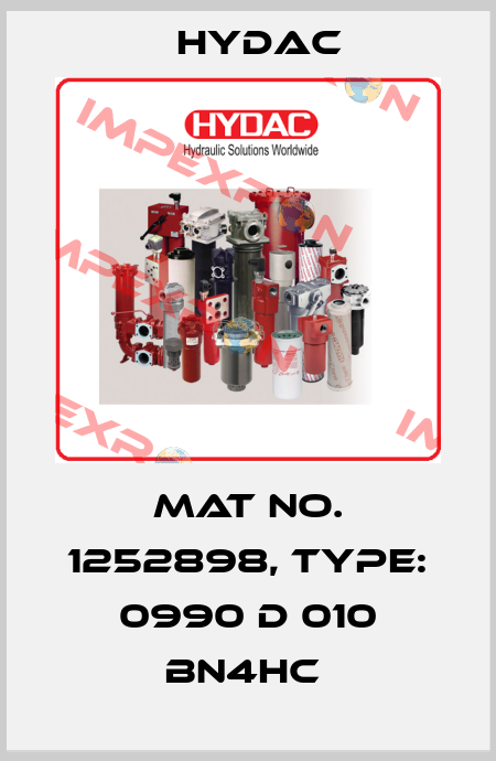 Mat No. 1252898, Type: 0990 D 010 BN4HC  Hydac