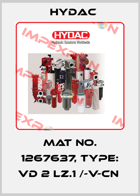 Mat No. 1267637, Type: VD 2 LZ.1 /-V-CN  Hydac