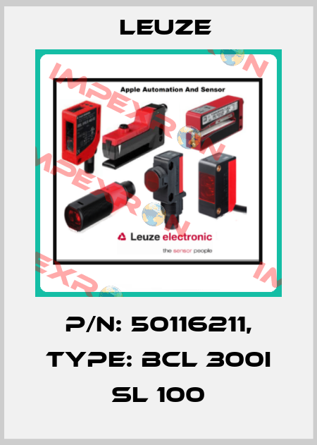 p/n: 50116211, Type: BCL 300i SL 100 Leuze