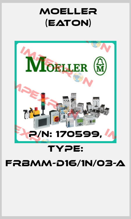 P/N: 170599, Type: FRBMM-D16/1N/03-A  Moeller (Eaton)