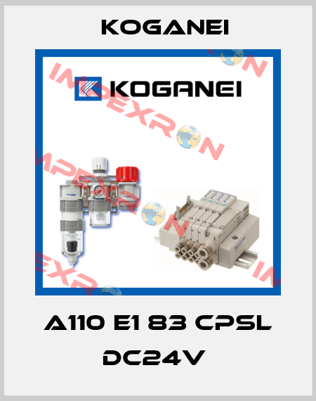 A110 E1 83 CPSL DC24V  Koganei