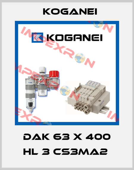 DAK 63 X 400 HL 3 CS3MA2  Koganei