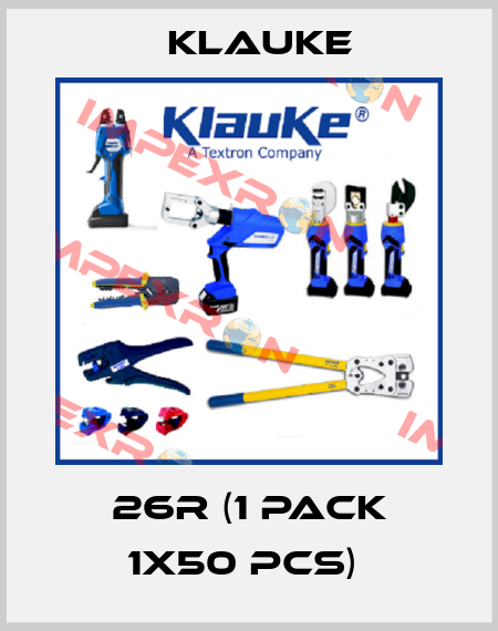 26R (1 pack 1x50 pcs)  Klauke