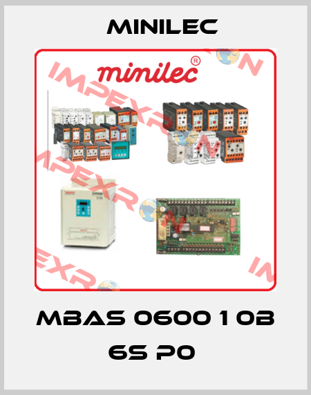 MBAS 0600 1 0B 6S P0  Minilec