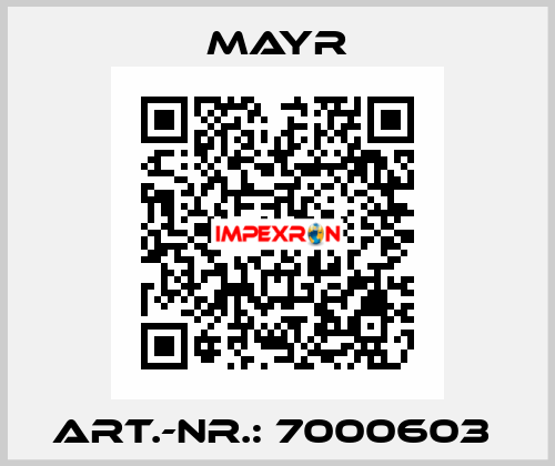 ART.-NR.: 7000603  Mayr