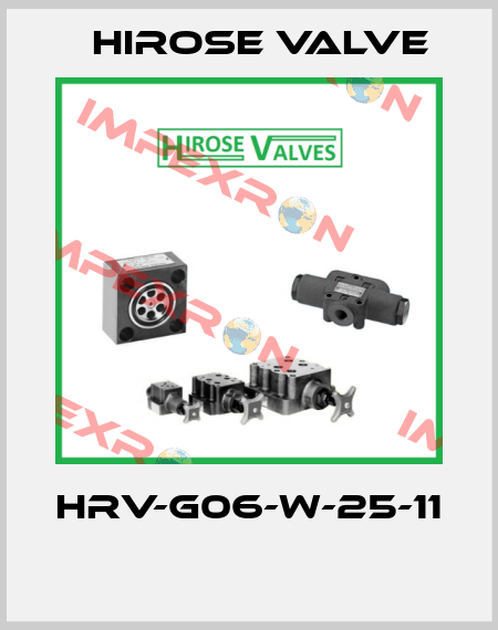 HRV-G06-W-25-11  Hirose Valve