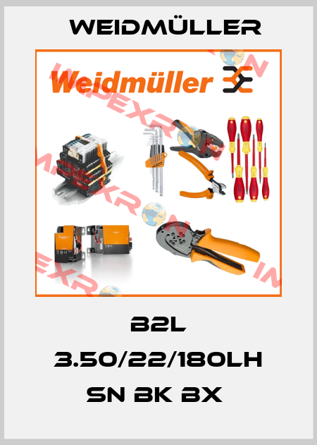 B2L 3.50/22/180LH SN BK BX  Weidmüller