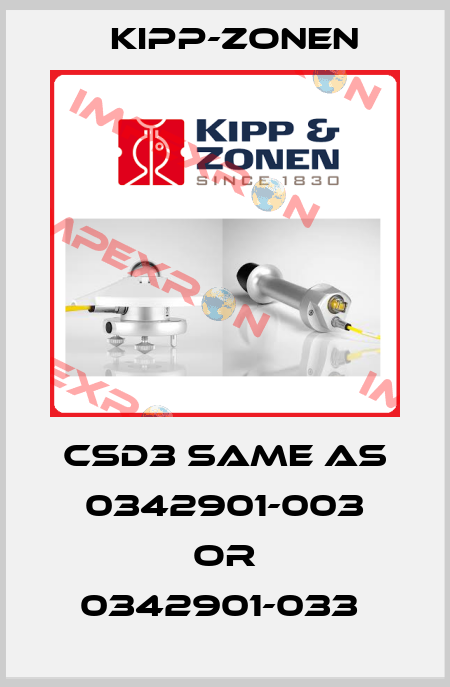 CSD3 same as 0342901-003 or 0342901-033  Kipp-Zonen