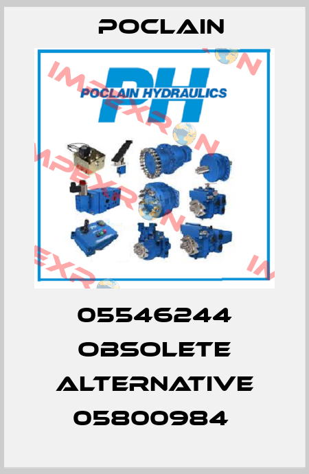 05546244 obsolete alternative 05800984  Poclain