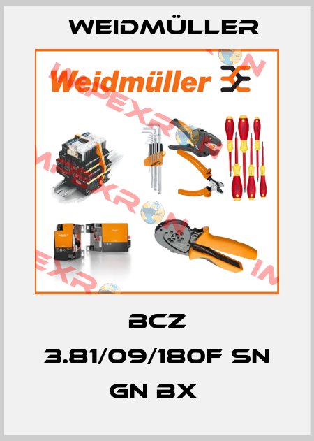 BCZ 3.81/09/180F SN GN BX  Weidmüller