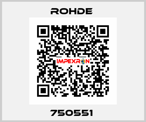 750551  Rohde 