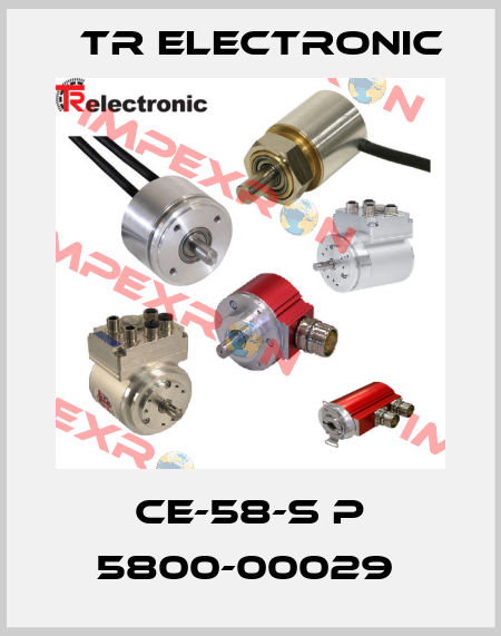 CE-58-S P 5800-00029  TR Electronic