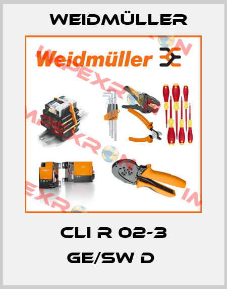 CLI R 02-3 GE/SW D  Weidmüller