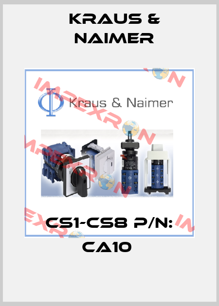 CS1-CS8 P/N: CA10  Kraus & Naimer