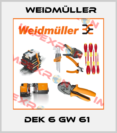 DEK 6 GW 61  Weidmüller