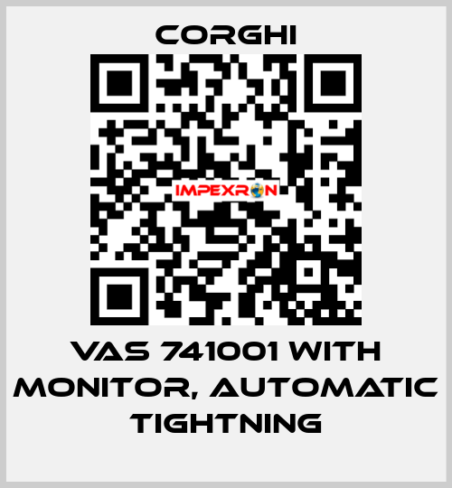 VAS 741001 with monitor, automatic tightning Corghi
