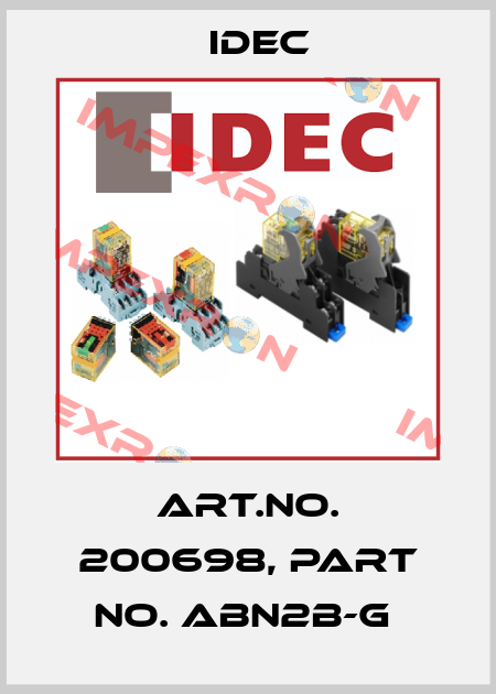 Art.No. 200698, Part No. ABN2B-G  Idec