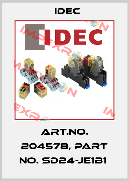 Art.No. 204578, Part No. SD24-JE1B1  Idec