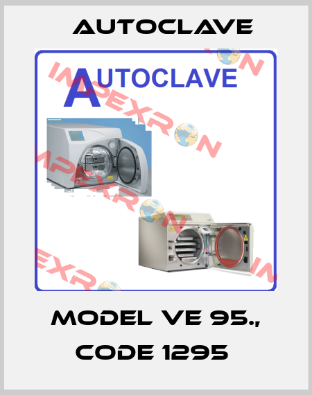 model VE 95., code 1295  AUTOCLAVE