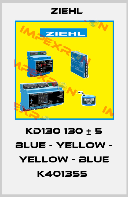 KD130 130 ± 5 BLUE - YELLOW - YELLOW - BLUE K401355  Ziehl