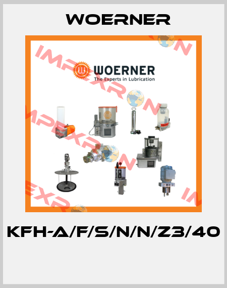 KFH-A/F/S/N/N/Z3/40  Woerner