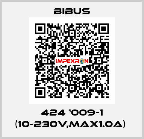424 ‘009-1 (10-230V,max1.0A)  Bibus