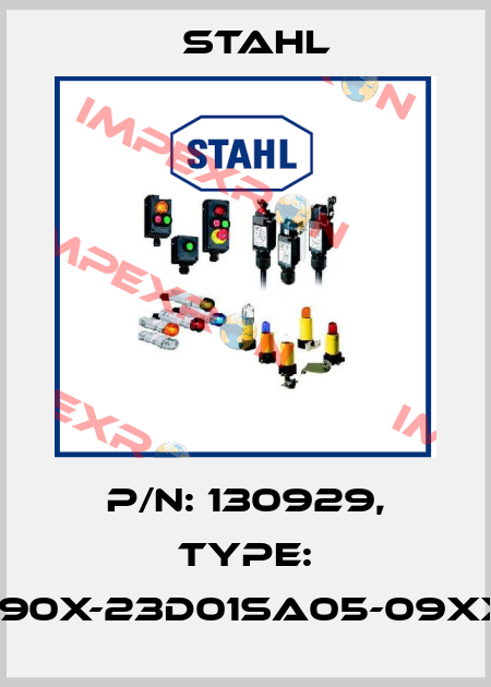 P/N: 130929, Type: 8040/1390X-23D01SA05-09XXXSA05 Stahl