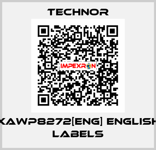 XAWP8272[ENG] English labels TECHNOR