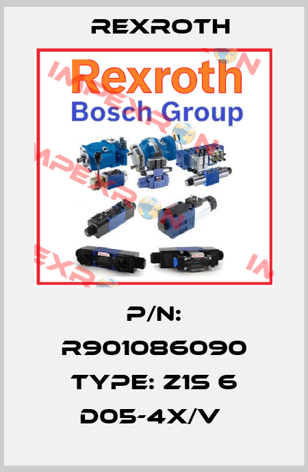 P/N: R901086090 Type: Z1S 6 D05-4X/V  Rexroth