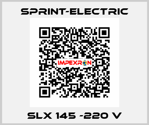 SLX 145 -220 V Sprint-Electric