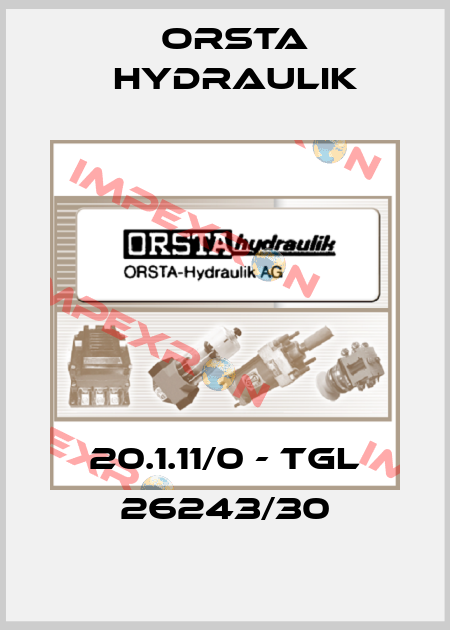 20.1.11/0 - TGL 26243/30 Orsta Hydraulik