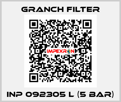 INP 092305 L (5 bar) GRANCH FILTER