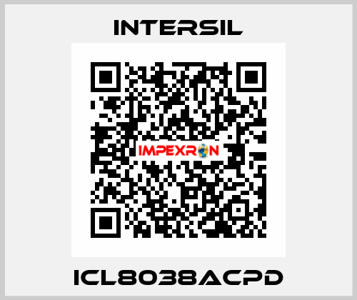 ICL8038ACPD Intersil