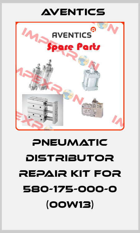 Pneumatic distributor Repair kit for 580-175-000-0 (00w13) Aventics