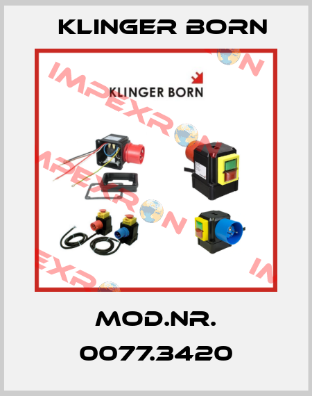 Mod.Nr. 0077.3420 Klinger Born