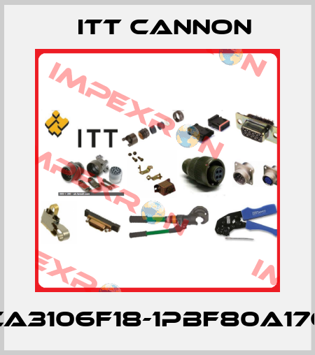 CA3106F18-1PBF80A176 Itt Cannon