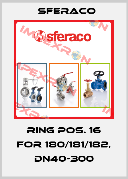 Ring pos. 16 for 180/181/182, DN40-300 Sferaco