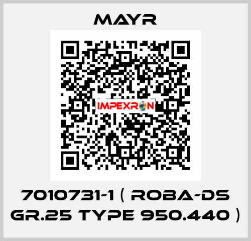 7010731-1 ( ROBA-DS Gr.25 Type 950.440 ) Mayr