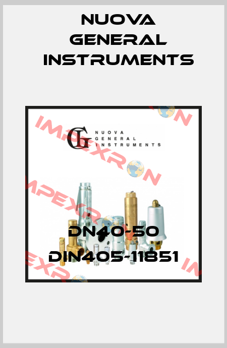 DN40-50 DIN405-11851 Nuova General Instruments