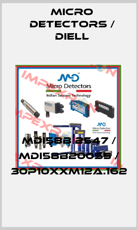 MDI58B 2547 / MDI58B200S5 / 30P10XXM12A.162
 Micro Detectors / Diell