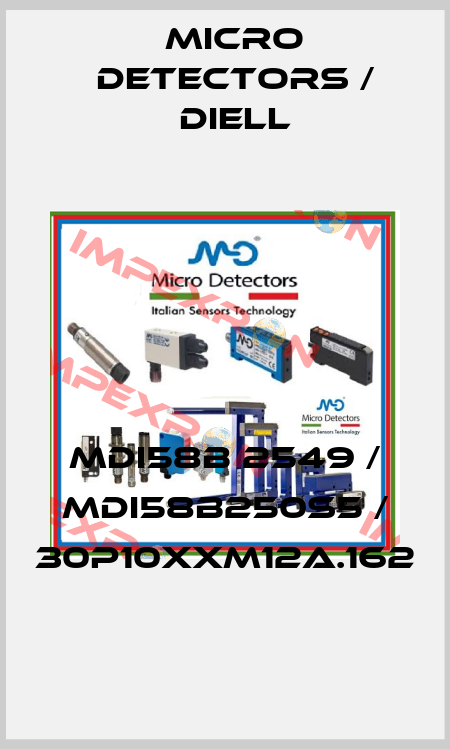 MDI58B 2549 / MDI58B250S5 / 30P10XXM12A.162
 Micro Detectors / Diell